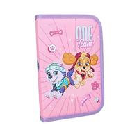 Vadobag Astuccio SKYE da PAW PATROL con 2 Scompartimenti interni con set di cancelleria matite pennarelli - per la scuola