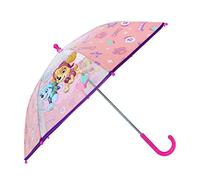 Vadobag Bastone Ombrello Ragazza | rosa e trasparente | Paw Patrol | per Bambini