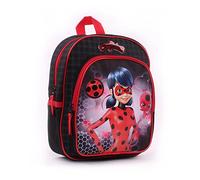 Vadobag Miraculous - Sac A Dos Noir 31Cm 1 Poche Soufflet Zainetto per bambini, 31 cm, Nero (Noir)