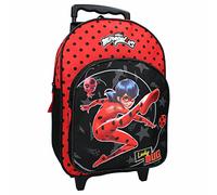Vadobag Miraculous - Zaino per bambini, con ruote, per asilo, 38 x 28 x 12 cm