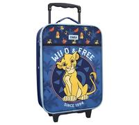 Vadobag Simba King der Leone Trolley Valigia 12 L Bambini Ragazzi Ragazzi Ragazzi Ragazze Valigia Trolly Bagaglio a Mano Trolley Valigia per Bambini Trolley Dimensioni Interne: 40 x 30 x 10 cm, Blu,