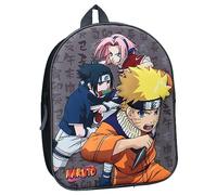 Vadobag Zaino 3D NARUTO SASUKE SAKURA Ninja In Training - Zainetto per bambini | Scuola | Asilo - Multicolore - dimensioni 32x26x11cm