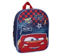 Disney Cars Backpack for Kids - Lightning McQueen School Bag with Front Zip Pock