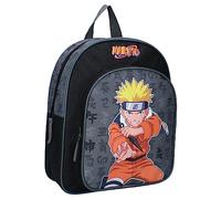 Vadobag Zaino NARUTO The Greatest Ninja Naruto - Zainetto per bambini | Scuola | Asilo - Colore Nero - dimensioni 30x25x11cm