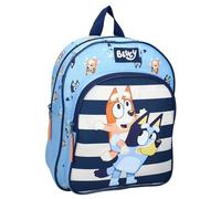 Vadobag Zaino cagnolina BLUEY e BINGO Jump Into Fun - Zainetto 2 Scomparti per bambini | Scuola | Asilo - Blu e Azzurro - dimensioni 30x25x11cm