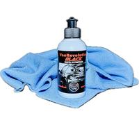 VAE Revolution Black Pasta di Finitura Auto Extra Brillante 100 g con Panno in Microfibra, Specifica per Colori Scuri, Finitura Professionale Senza Ologrammi, Uso Manuale o con Lucidatrice