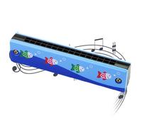 VAEIORP 1 PCS Armonica per Bambini, 16 Fori Strumento armonico per Bambini può Essere Dato a Un Bambino Come Regalo di Natale o di Compleanno (Blu)