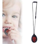 VAEIORP 1 pezzo collana masticabile sensoriale per bambini e bambine con autismo, ADHD o iperattività, ciondolo in silicone per dentizione e stimming, ideale per ridurre stress e ansia