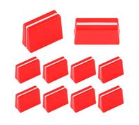 VAEIORP 10 pezzi push-pull per potenziometri, cappucci a pressione in plastica, Tappi Fader Mixer Slider, Console di missaggio, Console musicale, Manopole sostituzione per potenziometro (rosso)