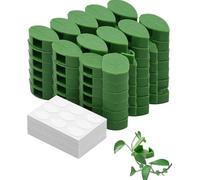 VAEIORP 100 Pezzi Clip Autoadesive per Piante, Fissaggio a Parete per Piante, Supporto per Piante Rampicanti, Clip per Rampicanti in Materiale ABS Resistente, Organizzatore di Piante