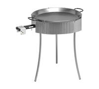 VAELLO La Valenciana da Parete in Acciaio Inox, 700 mm, Colore: Argento