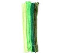 Vaessen Creative 1601-006 Detergenti per Tubi per Artigianato, Fibra Sintetica, Verde, 30 x 0.8 x 0.1 cm