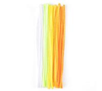 Vaessen Creative 1601-007 Pulitori per Tubi per Artigianato, Fibra Sintetica, Giallo, 30 x 0.8 x 0.1 cm, 50 unità