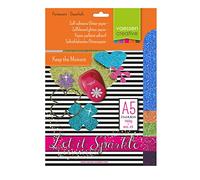Vaessen Creative 2111-105 Carta Glitter A5, Cartone, Multicolore, 21x15x5 cm