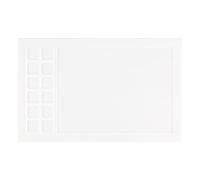 Vaessen Creative 7005-030 - Tappetino in silicone, 44 x 28 cm, impermeabile, con 12 scomparti, per biglietti, scrapbooking, acquerelli e tecniche multimediali miste, 44 x 28 cm