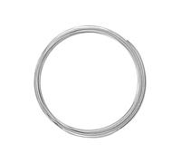 Vaessen Creative Aludraht Prägung Flach Schmuckdraht, 5 x 1 mm m, in Alluminio, Argento, 500 x 0,5 x 0,1 cm, 5 unità
