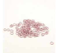 Vaessen Creative - Anelli in alluminio, per lavoretti artistici e bijoux, rosa, 7.25mmx150