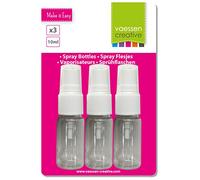 Vaessen Creative Bottigliette Spray di Plastica Trasparente, 10 Ml