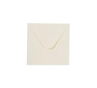 Vaessen Creative Buste quadrate piccole per biglietti di auguri, colore avorio, 5 pezzi, biglietti coordinati disponibili