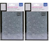 Vaessen Creative Cartella per Embossing, Albero di Ciliegio 14,6 x 10,8 x 0,5 cm, 1 pezzo, per Biglietti di Compleanno, Biglietti di Nascita, Biglietti di Natale e Artigianato di Carta