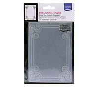 Vaessen Creative Cartella per Embossing, Florida 14,6 x 10,8 x 0,5 cm, 1 pezzo, per Biglietti di Compleanno, Biglietti di Nascita, Biglietti di Natale e Artigianato di Carta