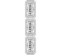 Vaessen Creative Cartella per Goffratura Biglietti 30,5 x 6,5 cm - Cartella per Embossing per Biglietti, Scrapbooking, Journaling - Riutilizzabile, Risultati Precisi, Per Macchine da Taglio