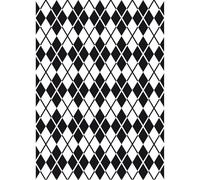 Vaessen Creative Cartella per Goffratura Diamanti 12,7 x 17,7 cm - Cartella per Embossing per Biglietti, Scrapbooking, Journaling - Riutilizzabile, Risultati Precisi, Per Macchine da Taglio