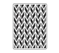 Vaessen Creative Cartella per Goffratura Motivo a Spina i Pesce 14,6 x 10,7 cm - Cartella per Embossing per Biglietti, Scrapbooking, Journaling - Riutilizzabile, Per Macchine da Taglio