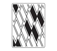 Vaessen Creative Cartella per Goffratura Rettangoli 14,6 x 10,7 cm - Cartella per Embossing per Biglietti, Scrapbooking, Journaling - Riutilizzabile, Risultati Precisi, Per Macchine da Taglio