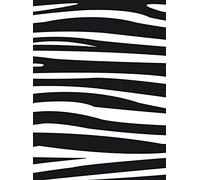 Vaessen Creative Cartella per Goffratura Strisce di Zebra 14,6 x 10,7 cm - Cartella per Embossing per Biglietti, Scrapbooking, Journaling - Riutilizzabile, Risultati Precisi, Per Macchine da Taglio