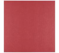 Vaessen Creative Cartoncino di Lino 30,5 x 30,5 cm - Ruby (Rosso) - 25 pz - Carta Colorati 250 g - per Biglietti, Scrapbooking, Scatole da Regalo e Progetti Artistici - Pesante e Resistente