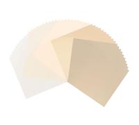 Vaessen Creative Cartoncino Kraft Marrone 200 g - Carta Kraft Liscia 30,5 x 30,5 cm - 50 Fogli Cardstock per Scrapbooking, Journaling, Biglietti Fatti a Mano e Altri Progetti Creativi
