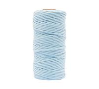 Vaessen Creative Filato macramè 100% blu chiaro, 3 mm x 100 m