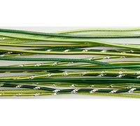 Vaessen Creative Filo di Ferro Modellabile 40 cm x 2 mm i Colori Verde - Kit Artigianale 27 pz eFilo Flessibile per Fai da Te, Ghirlande Floreali, Creazione di Gioielli e Modellismo