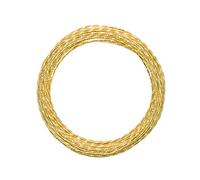 Vaessen Creative Filo di Ferro Modellabile Diamond Cut da 30 m x 2 mm Oro - Filo Flessibile per Creazioni Floreali, Realizzazione di Gioielli e Modellismo