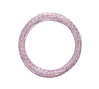 Vaessen Creative Filo di Ferro Modellabile Diamond Cut da 30 m x 2 mm Rose (Rosa) - Filo Flessibile per Creazioni Floreali, Realizzazione di Gioielli e Modellismo
