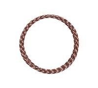 Vaessen Creative Filo di Ferro Modellabile Diamond Cut da 5 m x 2 mm Chocolate Brown Matt (Marrone) - Filo Flessibile per Creazioni Floreali, Realizzazione di Gioielli e Modellismo