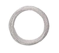 Vaessen Creative Filo di Ferro Modellabile Diamond Cut da 500 g x 2 mm Argento - Filo Flessibile per Creazioni Floreali, Realizzazione di Gioielli e Modellismo
