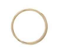 Vaessen Creative Filo di Ferro Modellabile Embossing Piatto da 5 m x 1 mm x 5 mm Light Gold - Filo Flessibile per Creazioni Floreali, Realizzazione di Gioielli e Modellismo