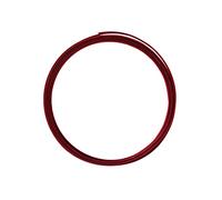 Vaessen Creative Filo di Ferro Modellabile Embossing Piatto da 5 m x 1 mm x 5 mm Rosso - Filo Flessibile per Creazioni Floreali, Realizzazione di Gioielli e Modellismo
