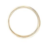 Vaessen Creative - Filo Piatto in Alluminio, Oro Chiaro, 3, 5 x 1 mm 5 m