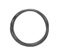 Vaessen Creative Filo di Ferro Modellabile Triangolo Embossing da 5 m x 2.8 x 0.5 mm Anthracite (Grigio) - Filo Flessibile per Creazioni Floreali, Realizzazione di Gioielli e Modellismo