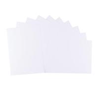 Vaessen Creative Florence - Carta autoadesiva per bricolage, formato A4, formato A4, 10 pezzi, colore: Bianco
