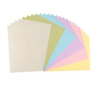 Vaessen Creative Florence - Carta autoadesiva per bricolage, formato A4, formato A4, mix di colori, 24 pezzi, carta stampabile, per lavori di bricolage e hobby