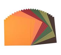 Vaessen Creative Florence, carta autoadesiva per bricolage, quadrata, 30,5 x 30,5 cm, mix di colori, 24 pezzi, carta stampabile, per lavori di bricolage e hobby