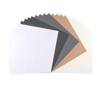 Vaessen Creative Florence - Carta autoadesiva per bricolage, quadrata, 30,5 x 30,5 cm, mix di colori, 24 pezzi, carta stampabile, per lavori di bricolage e hobby