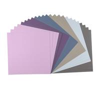 Vaessen Creative Florence - Carta autoadesiva per bricolage, quadrata, 30,5 x 30,5 cm, mix di colori, 24 pezzi, carta stampabile, per lavori di bricolage e hobby
