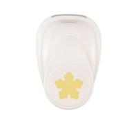 Vaessen Creative Fustellatrice per Carta-Fiore di Neve di 2,5 x 2,5 cm-Accessori per Fai da Te e Scrapbooking-Fustella per Biglietti, Album Foto e Journaling, Oro-Bianco