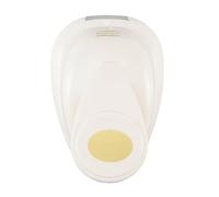 Vaessen Creative Perforatrice ovale - 3,2 4,5 cm - Fustella per carta fai da te, carta per scrapbooking o decoupage, bianco/rosa