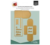 Vaessen Creative Fustelle Taglio e Embossing 10pz -Scatola Cassetta Postale